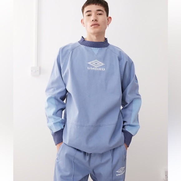 Authentic Umbro Liam Gallagher Drill Top 1996 Oasis Main Road Sweatshirt Large